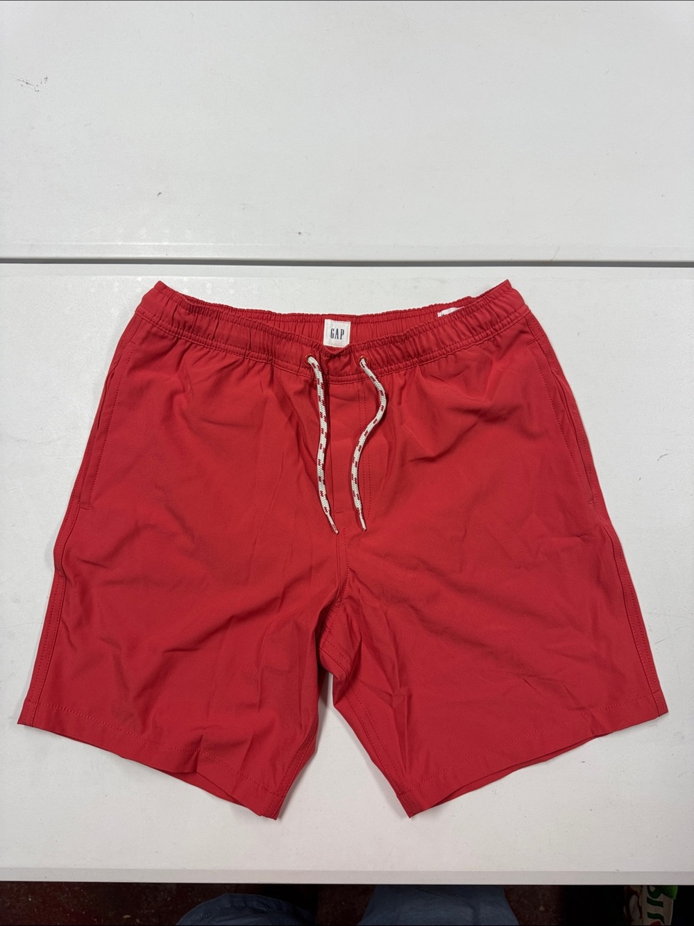GAP Red Men’s Swim Trunks with Drawstring
